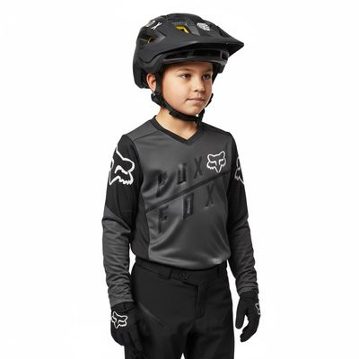 CAPACETE INFANTIL FOX SPEEDFRAME CAMO CINZA MIPS